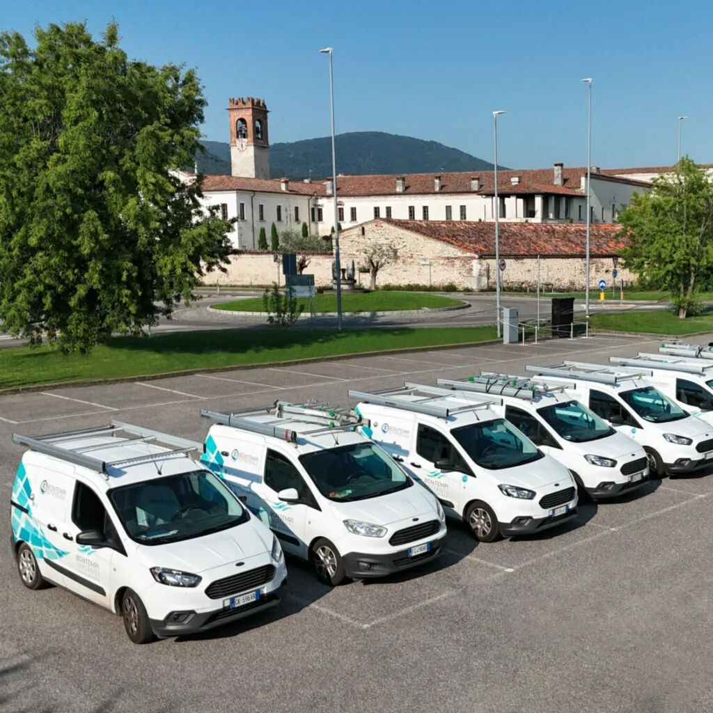 Nuova grafica per i furgoni di Bontempi Impianti
