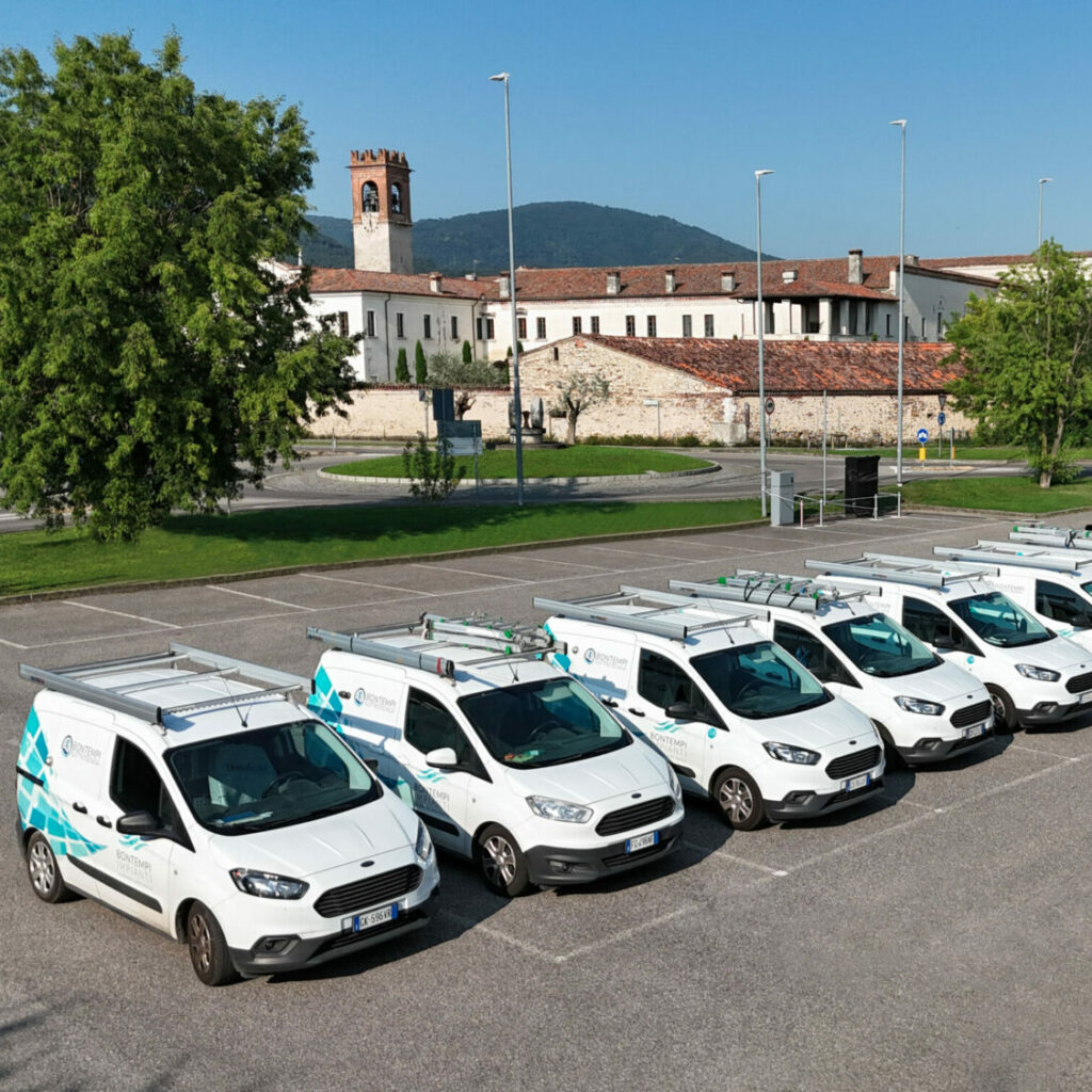 Bontempi Impianti - Nuova grafica per i furgoni di Bontempi Impianti: un rinnovo che segue il nostro percorso di crescita