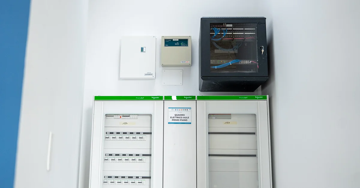 Centrale termica, cabina MT/BT e quadri elettrici - Quadro elettrico primo piano - Bontempi Impianti