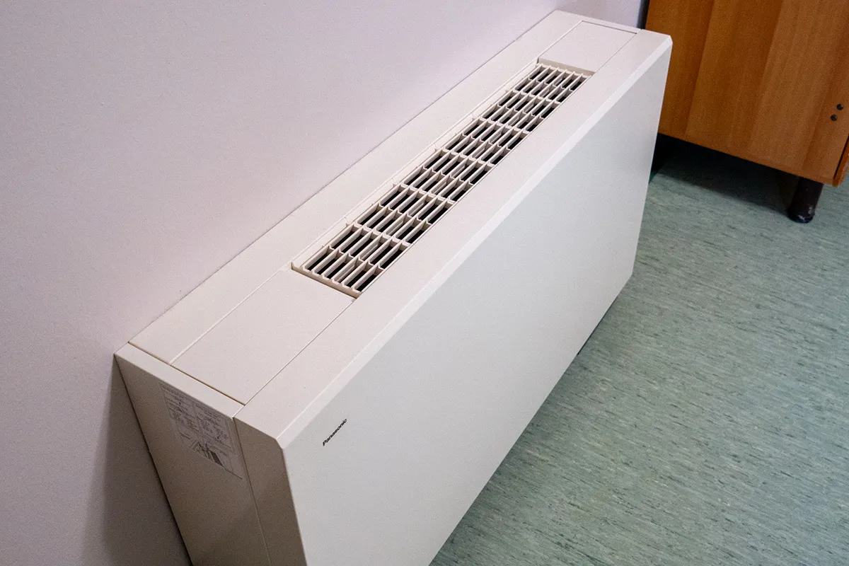 Impianti RSA a Brescia - Climatizzazione - Unità interna alto - Bontempi Impianti