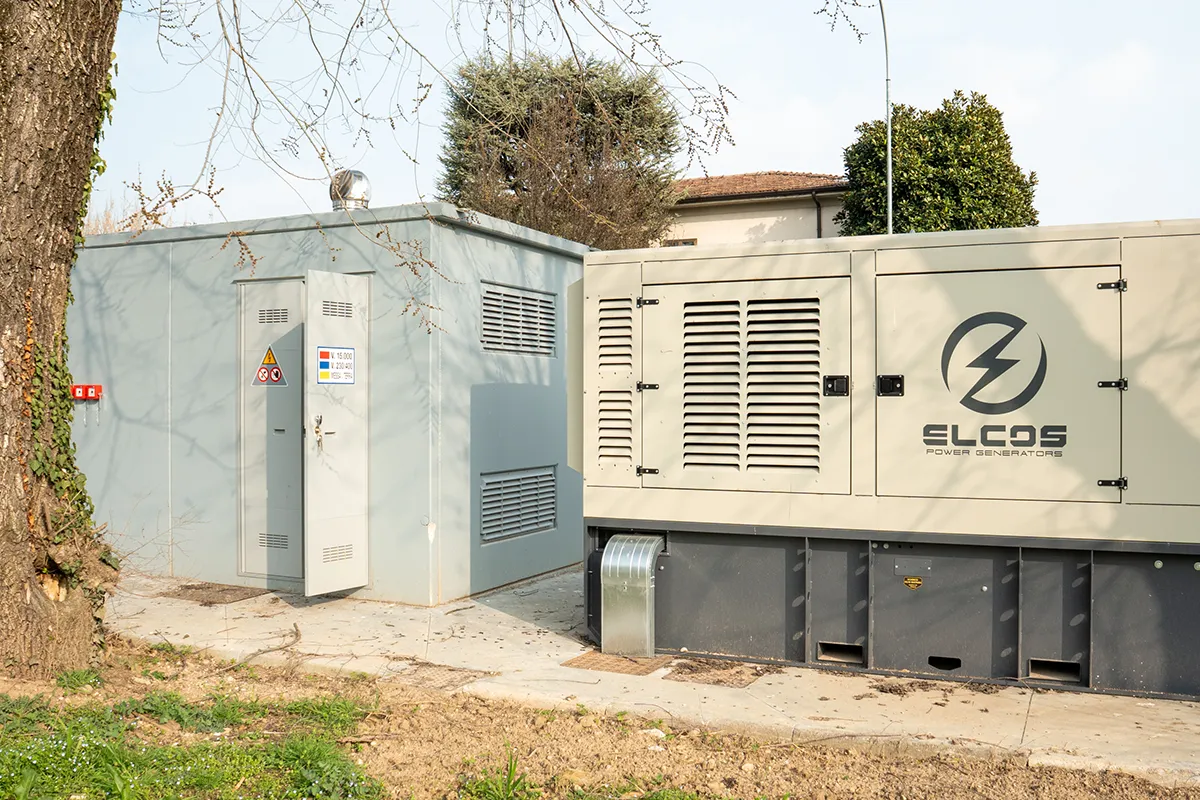 Impianti RSA a Brescia - Impianto Elettrico - Cabina elettrica esterno - Bontempi Impianti