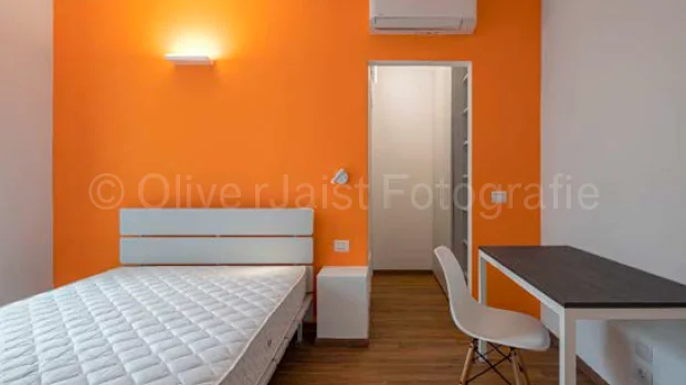 Wolf Haus - Condominio Ecoliving - Milano - Impianto elettrico - Interno - Camera arancio - Bontempi Impianti