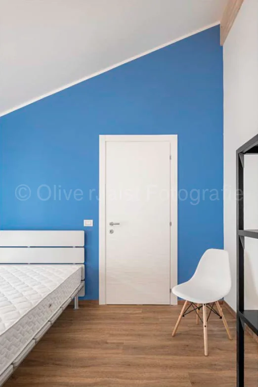 Wolf Haus - Condominio Ecoliving - Milano - Impianto elettrico - Camera Blu - Bontempi Impianti