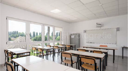 Wolf Haus - Impianto elettrico - Scuola di Legnano - Aula Banchi - Bontempi Impianti