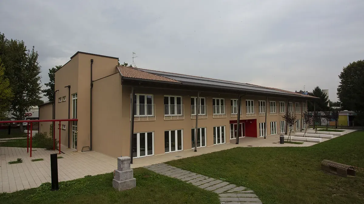 Wolf Haus - Impianto elettrico - Scuola Secondaria - Novate Milanese - Facciata - Bontempi Impianti